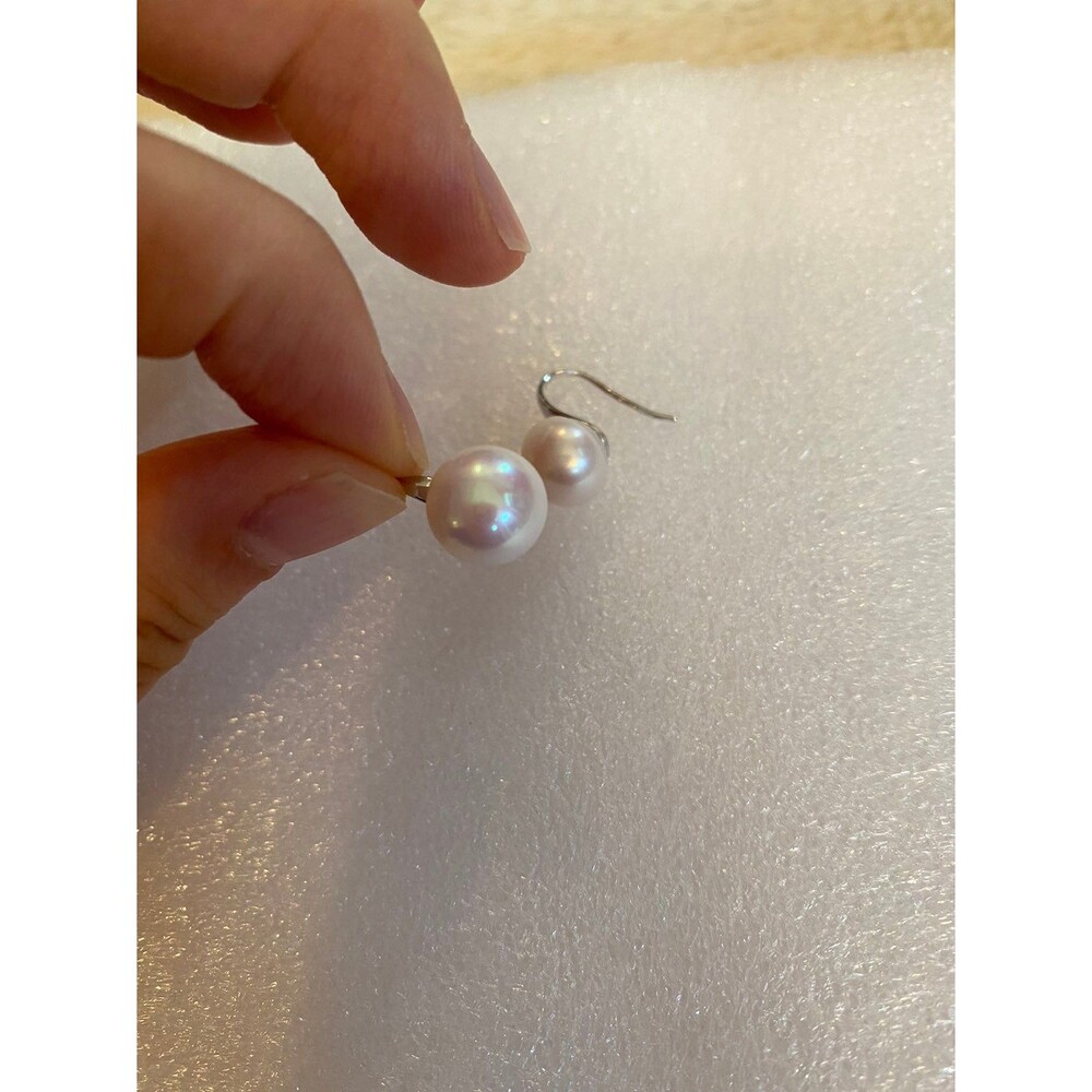 18k vermail high heel Fresh water pearl 10mm - Picture 8 of 12